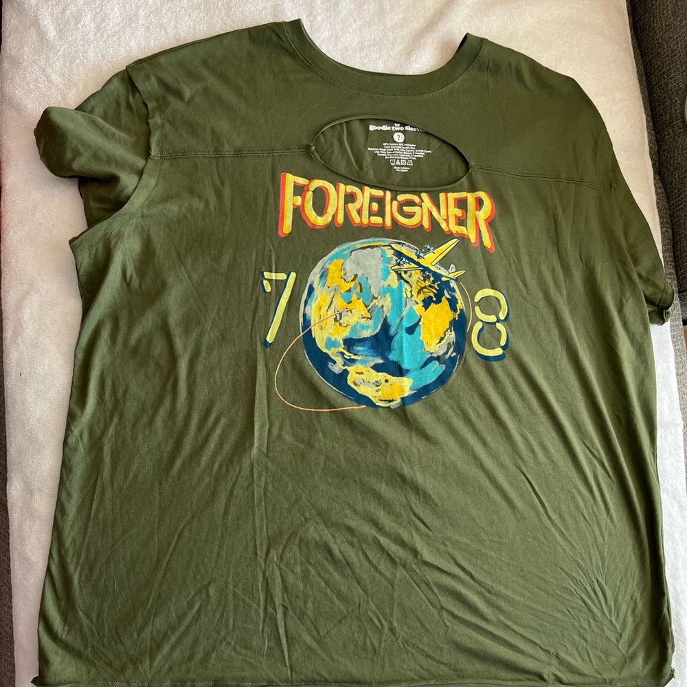 Torrid Size 2 Foreigner T-shirt